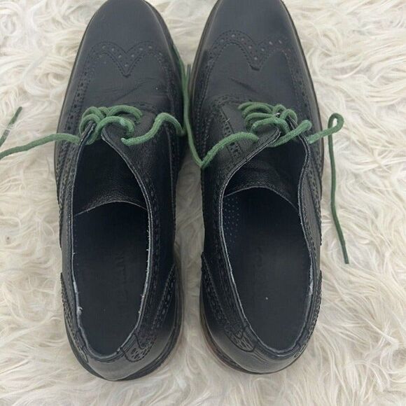 Cole Haan 'Colton' Wingtip Oxfords Derby Black Size 10.5 M Mens Leather Shoes - Picture 6 of 12